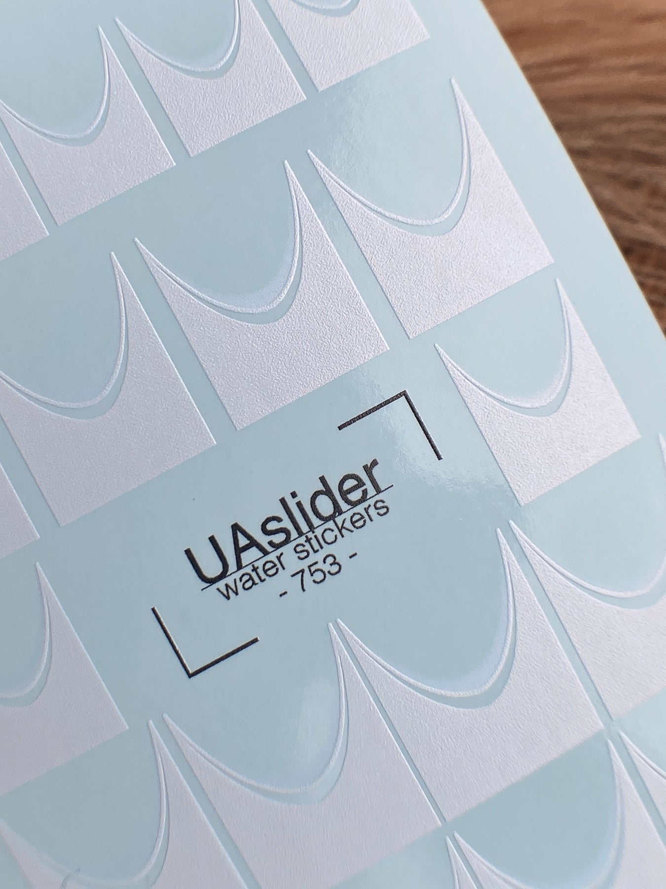 Calcomanía de agua para uñas 753