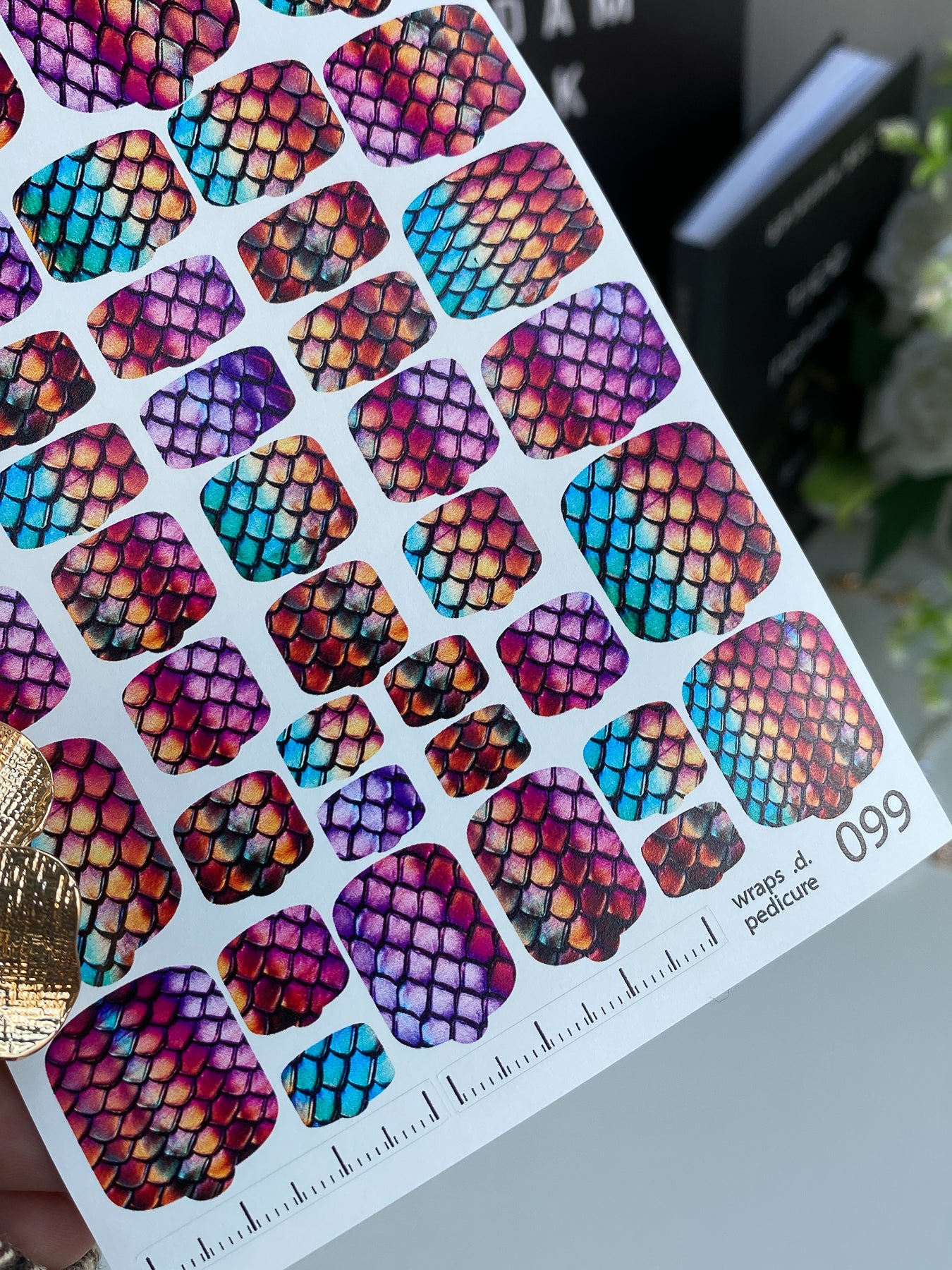 Nail wrap films wnb-099