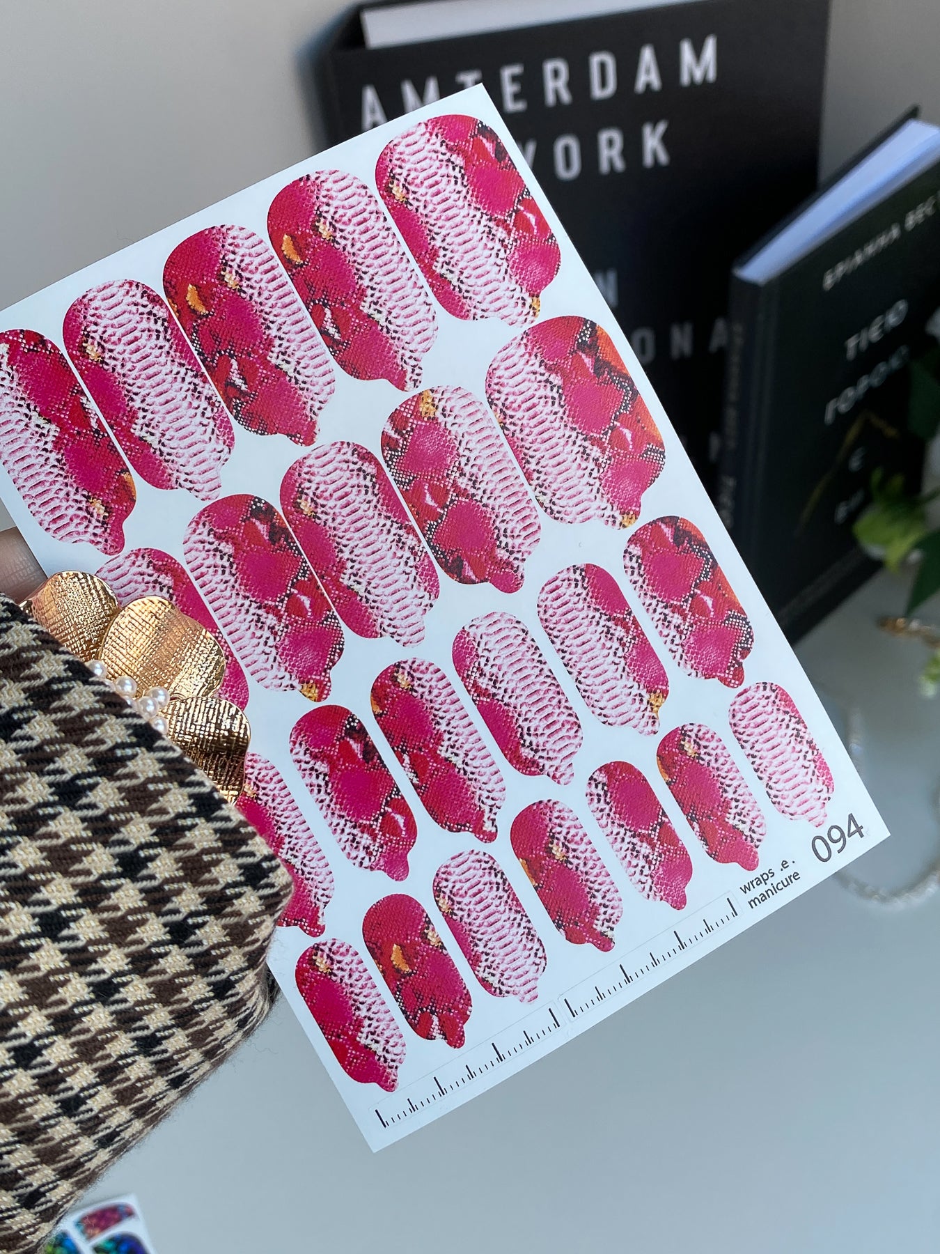 Nail wrap films wnb-094