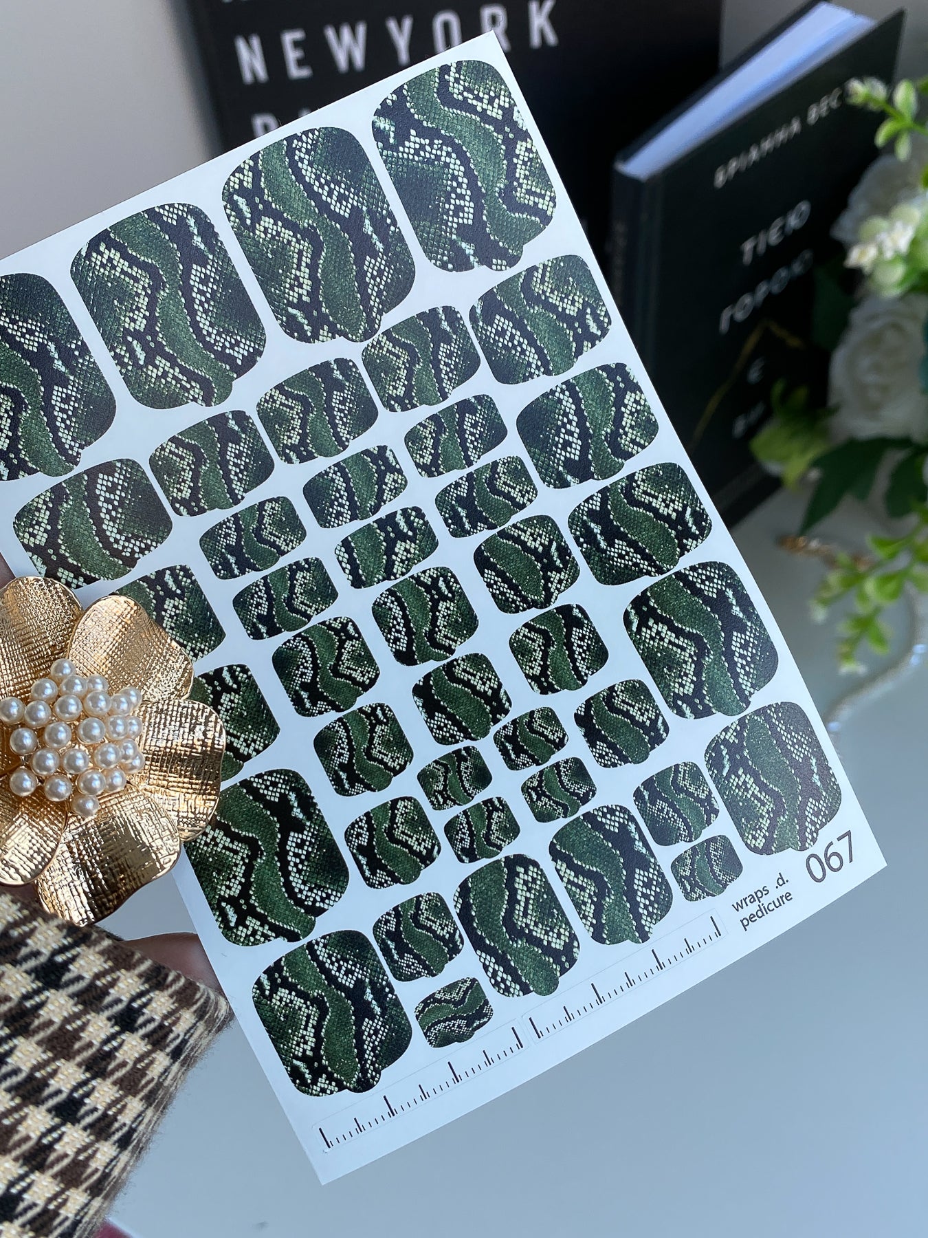 Nail wrap films wnb-065