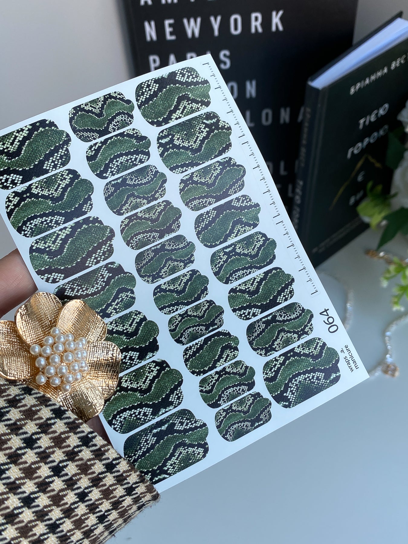 Nail wrap films wnb-064