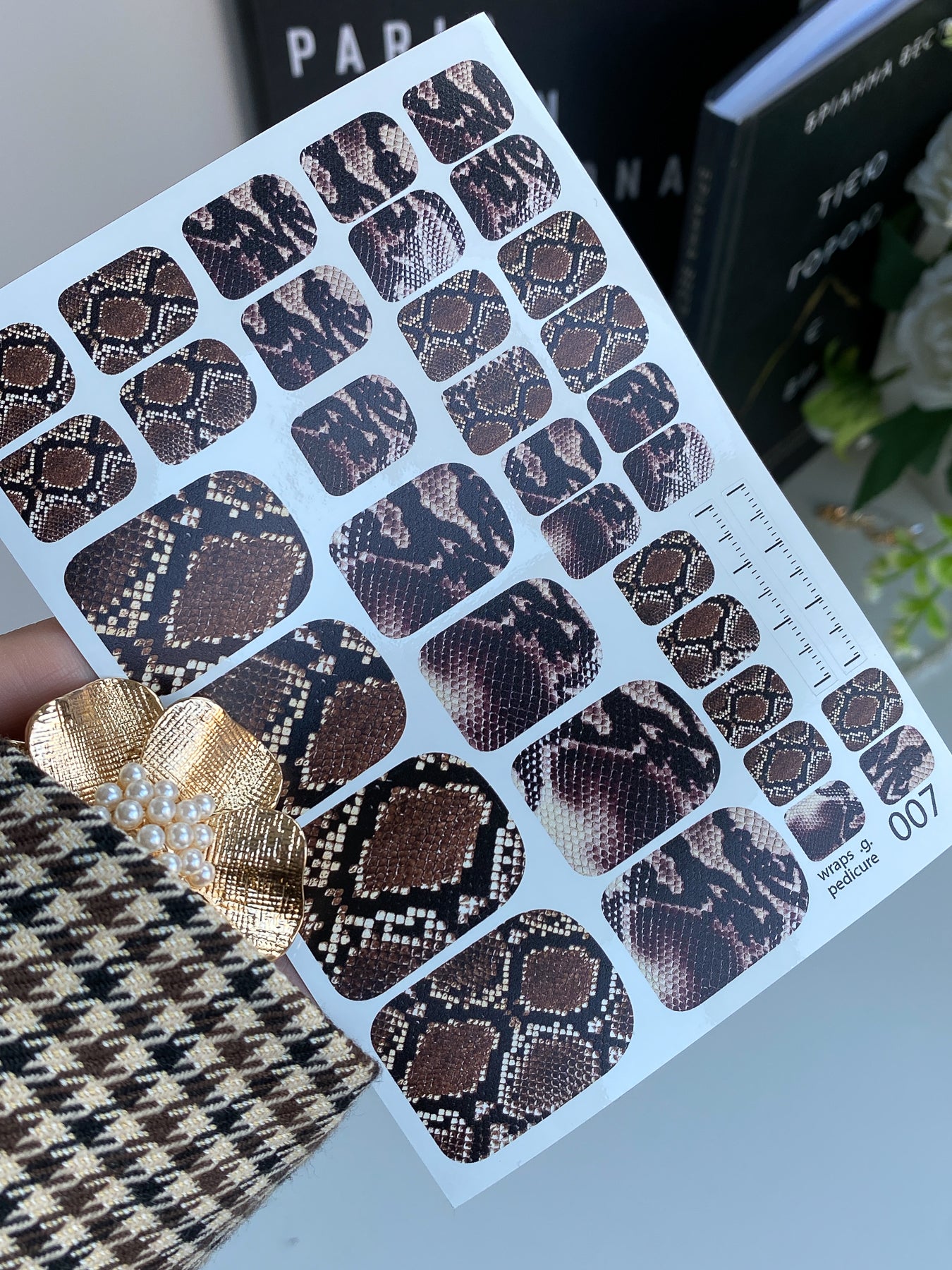 Nail wrap films wnb-007