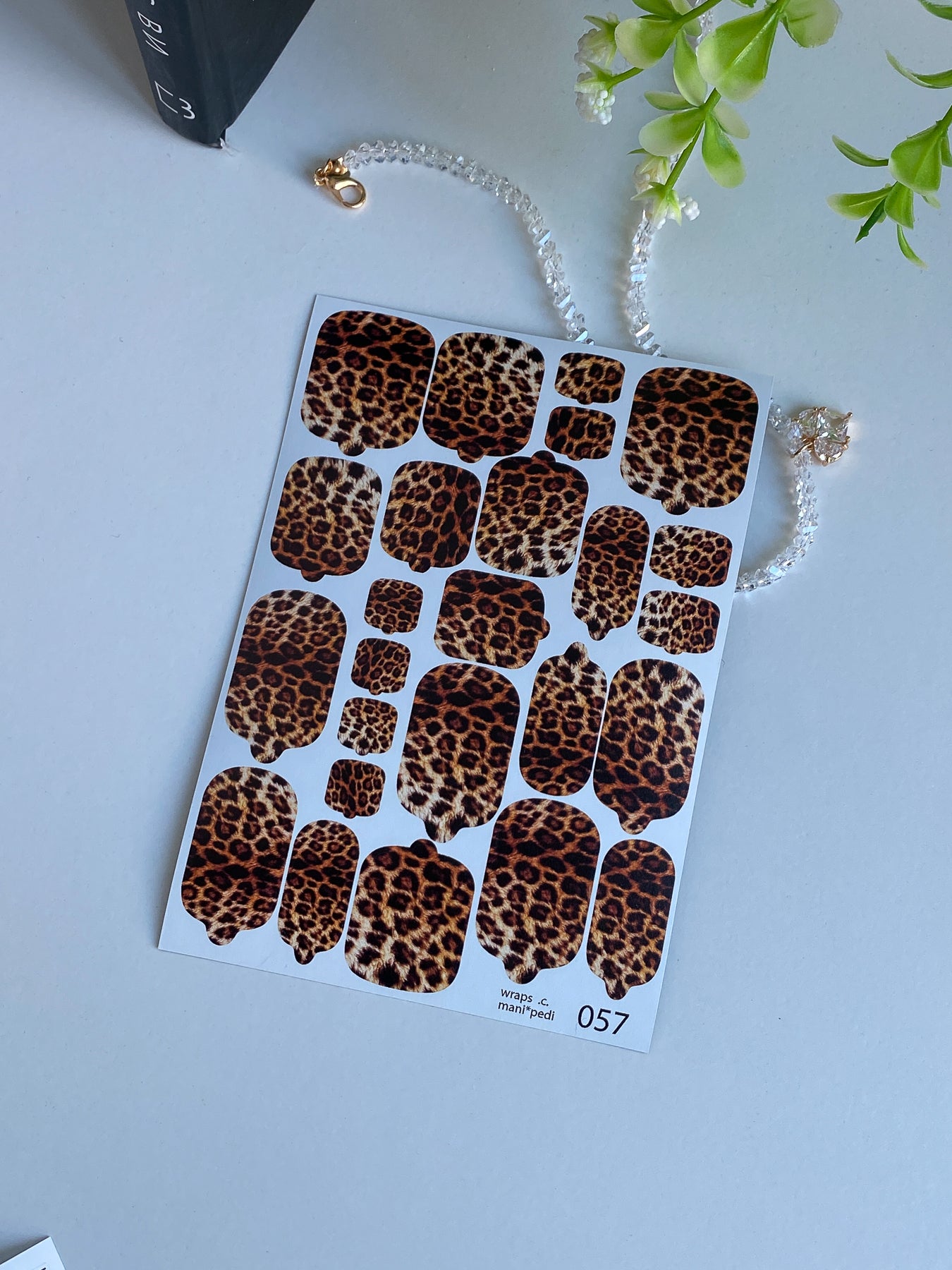 Nail wrap films wnb-057