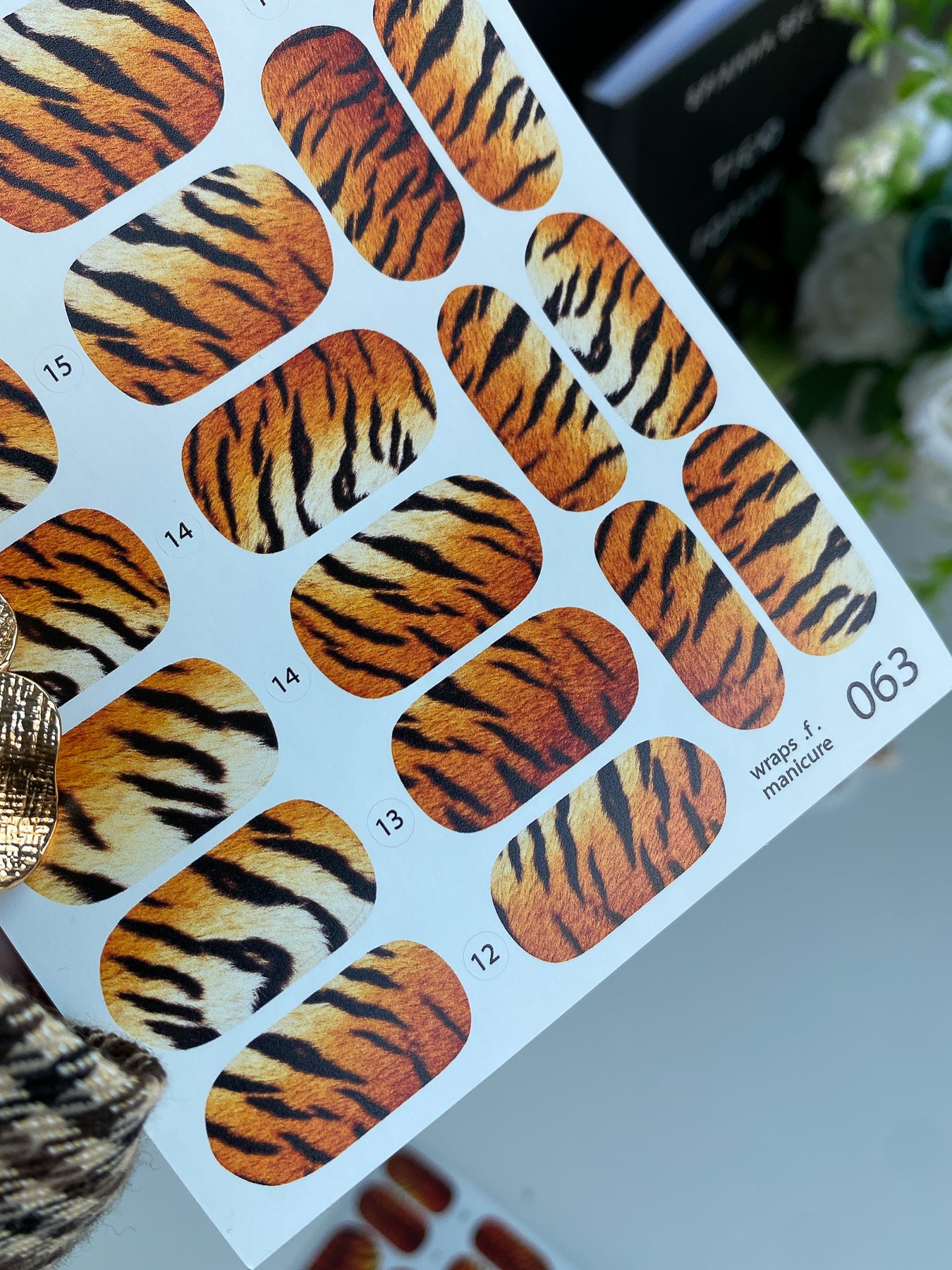 Nail wrap films wnb-063