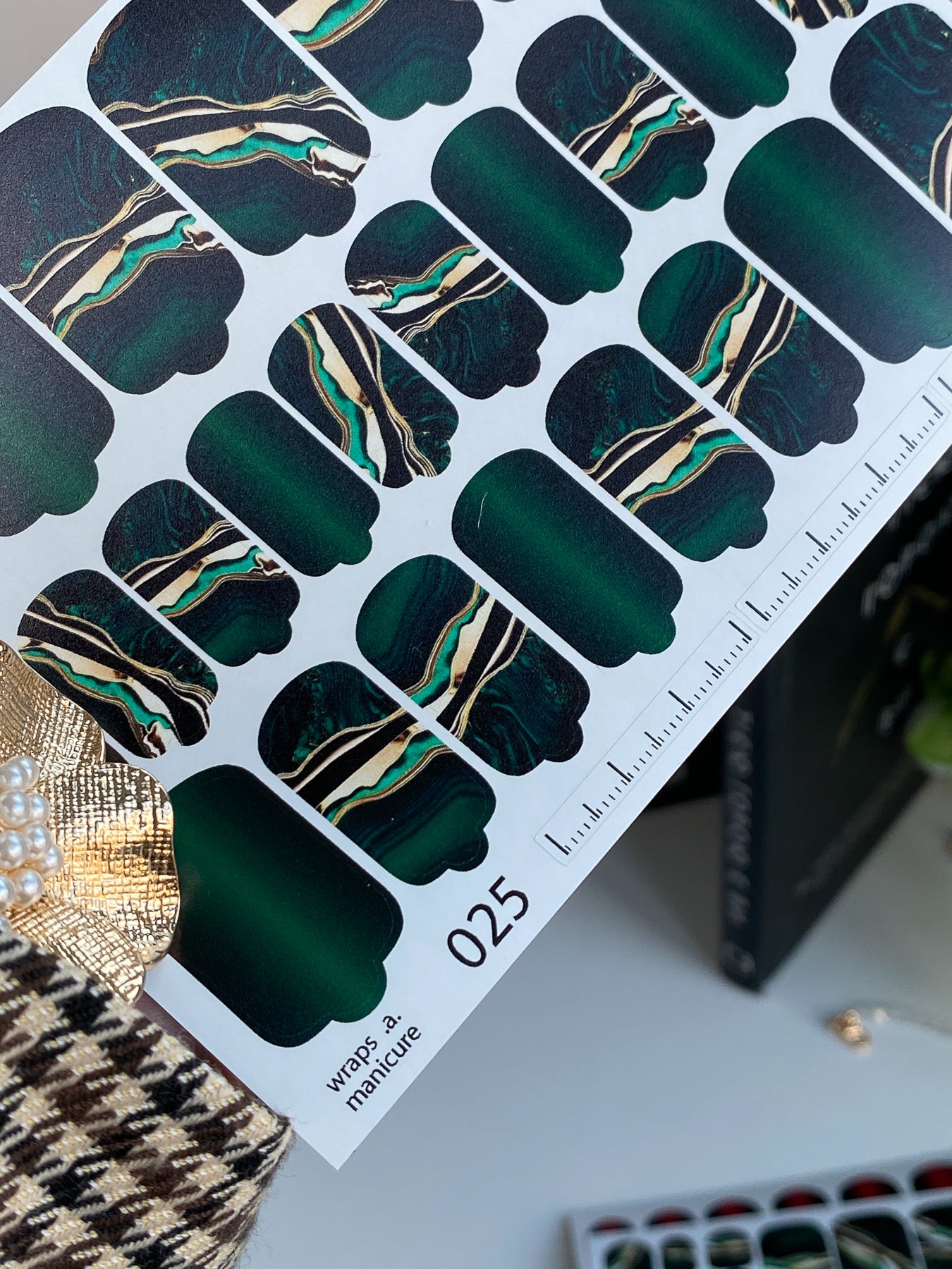 Nail wrap films wnb-025