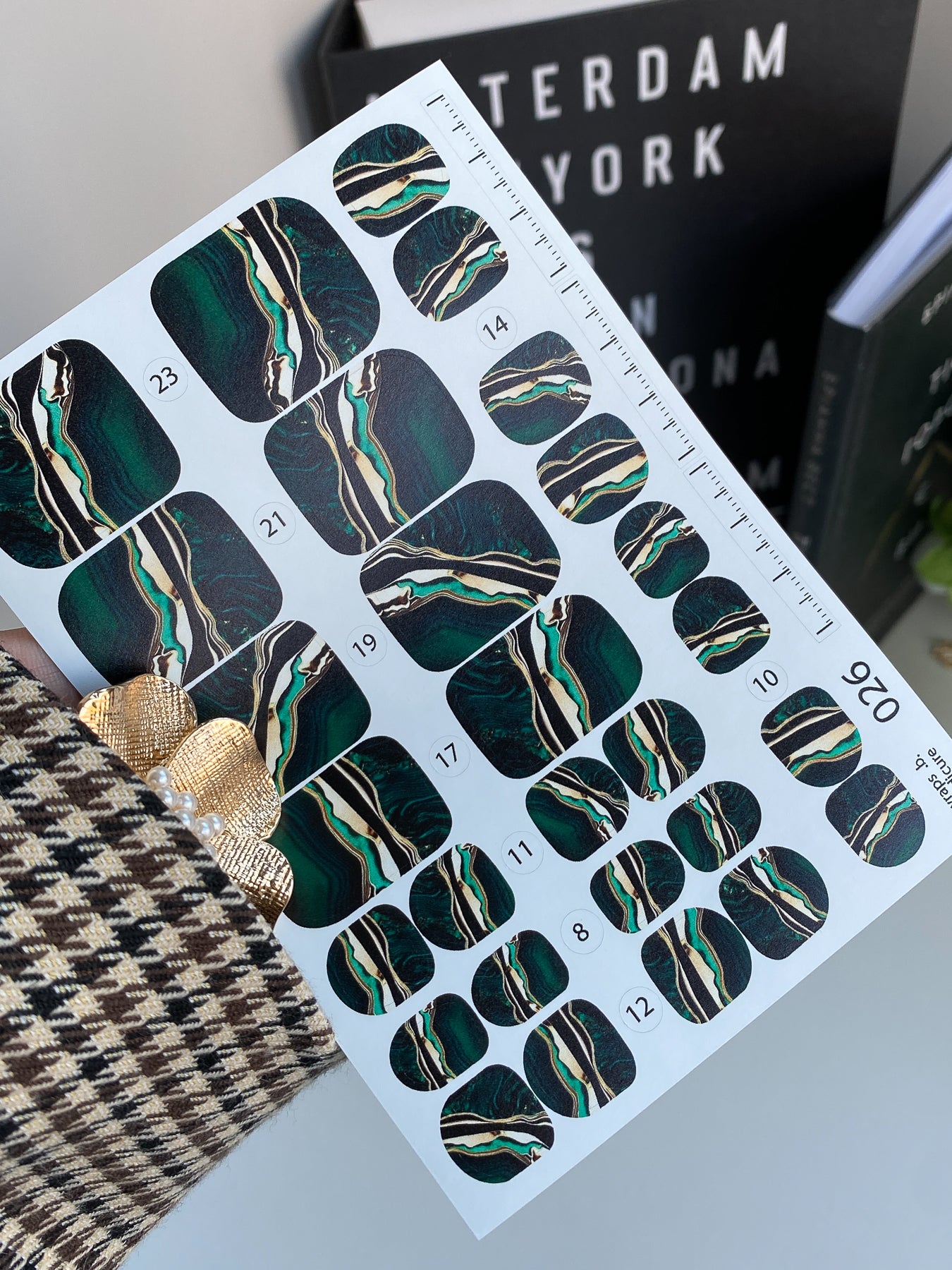 Nail wrap films wnb-026