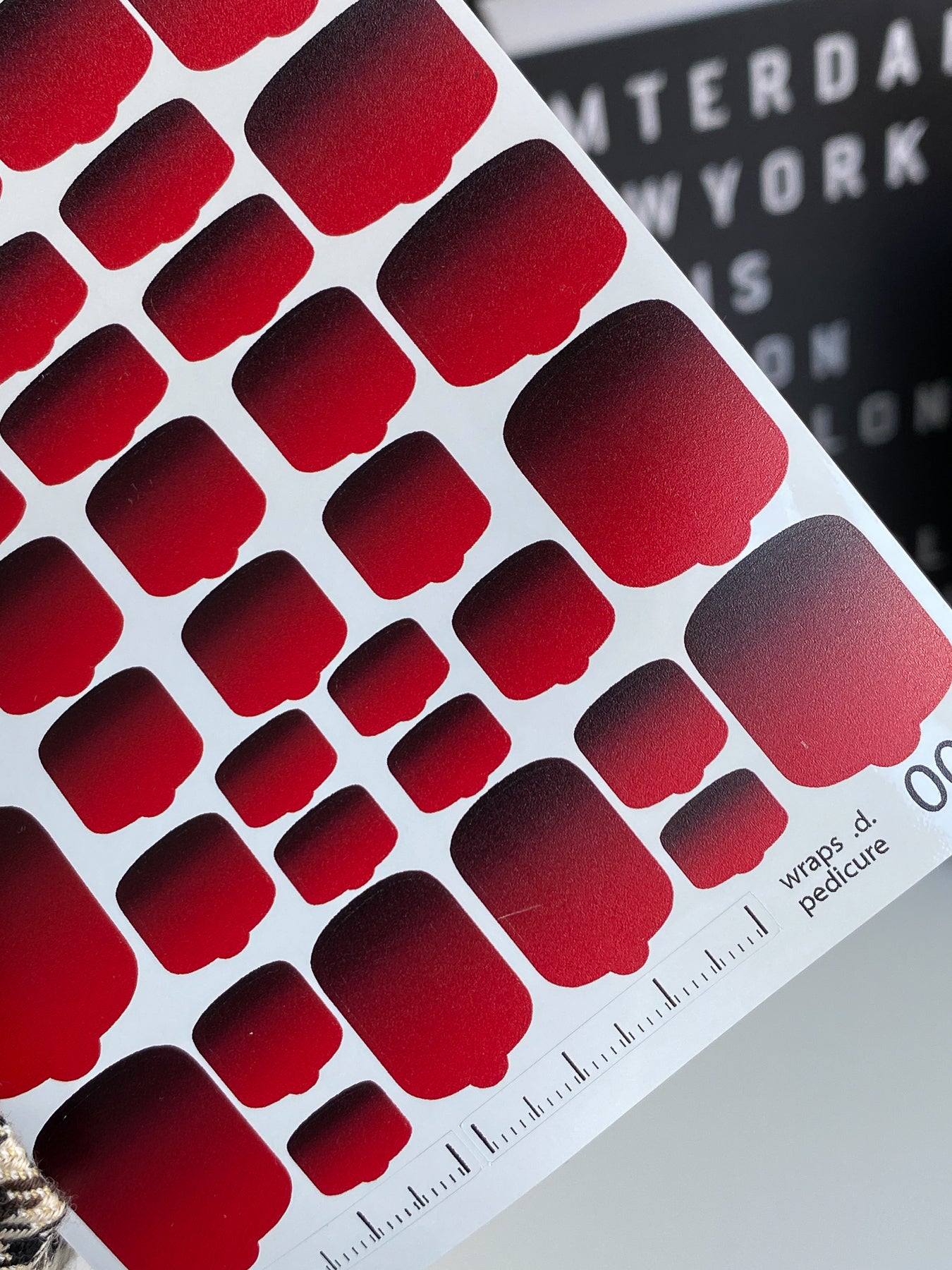 Nail wrap films wnb-004