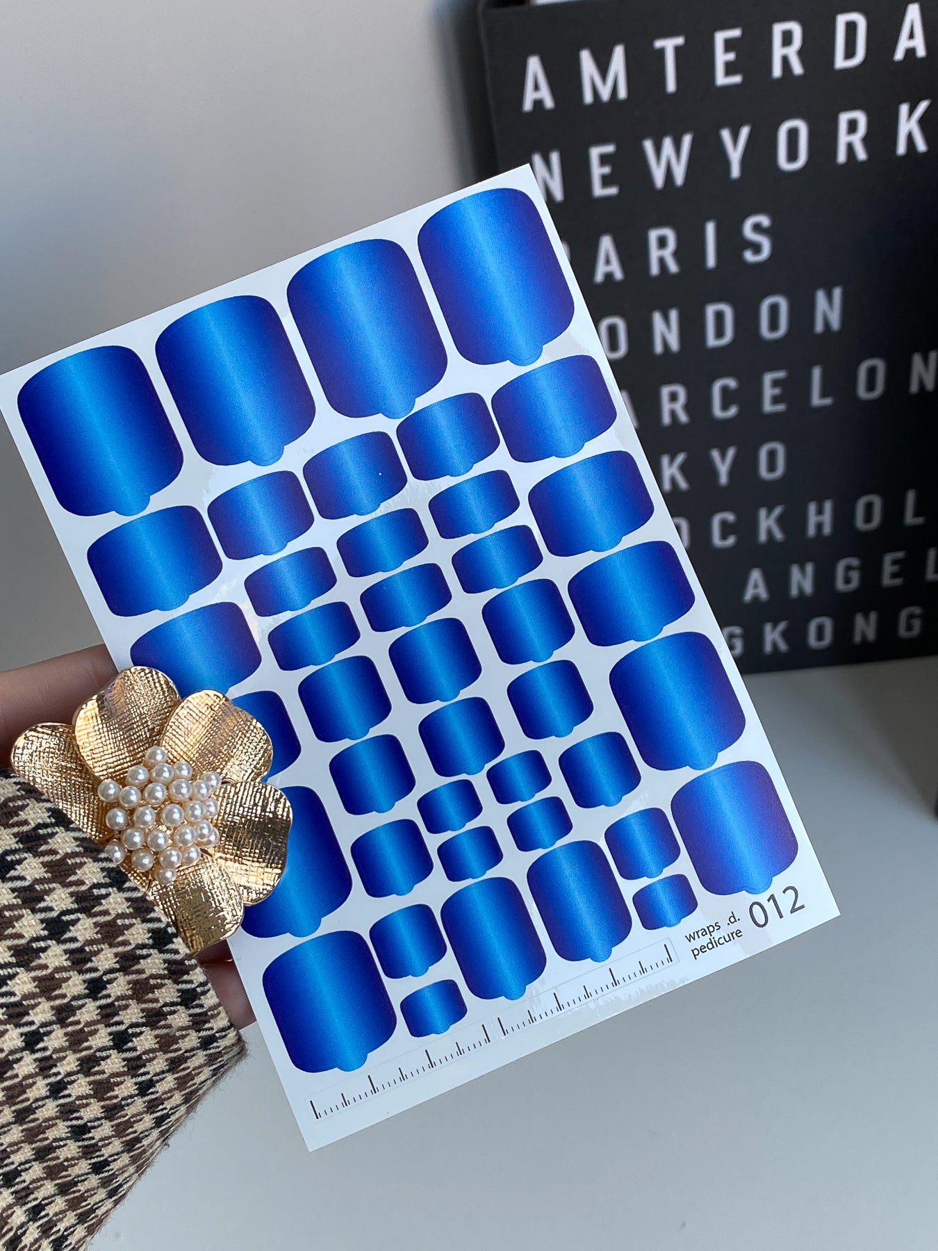 Nail wrap films wnb-012