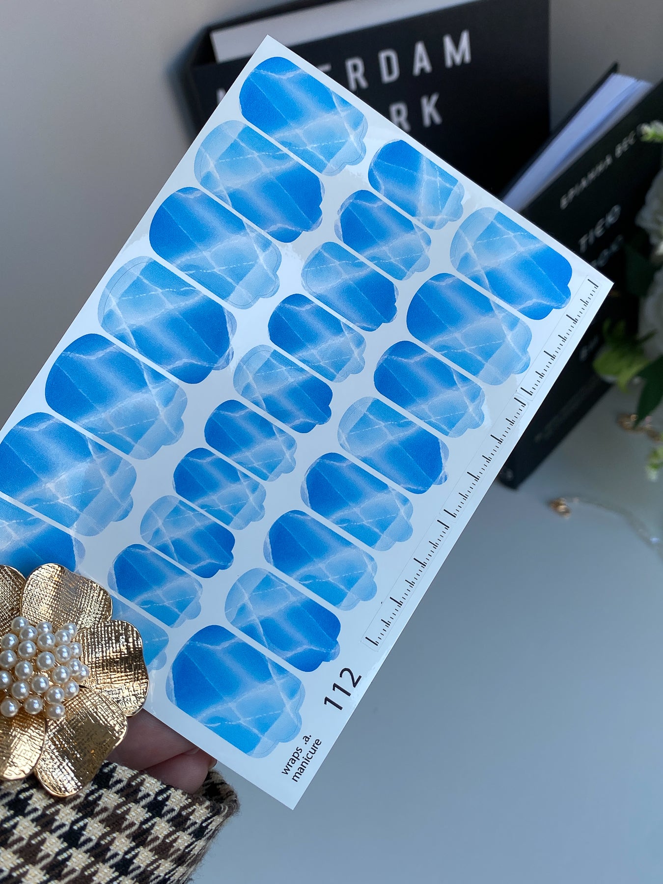 Nail wrap films wnb-112