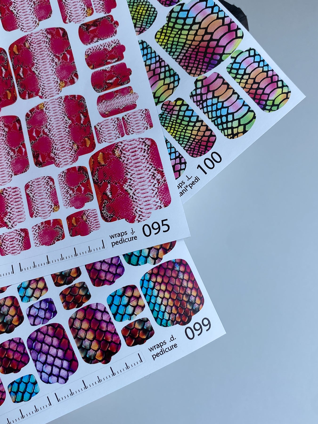 Folie do owijania paznokci wnb-095