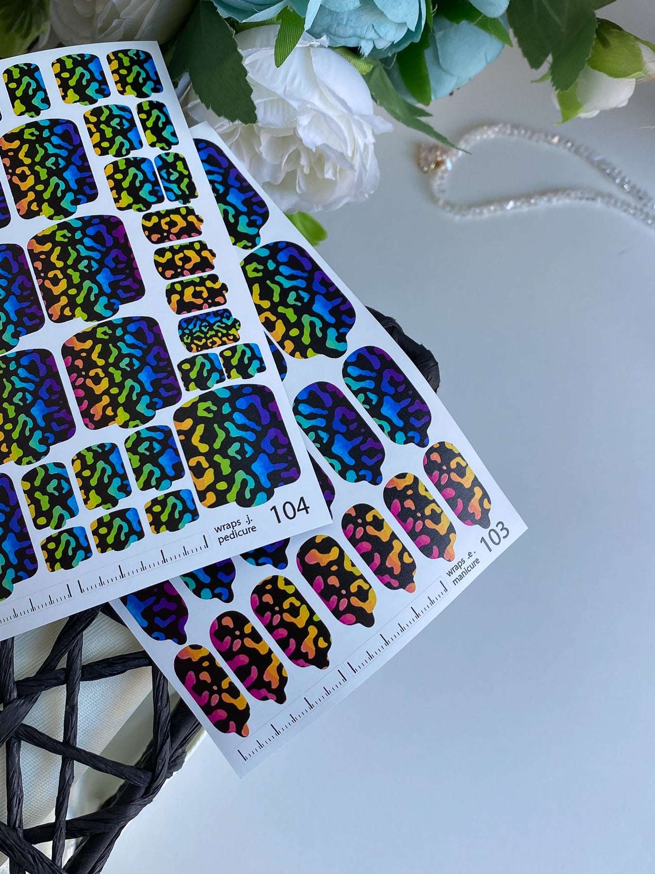 Nail wrap films wnb-104