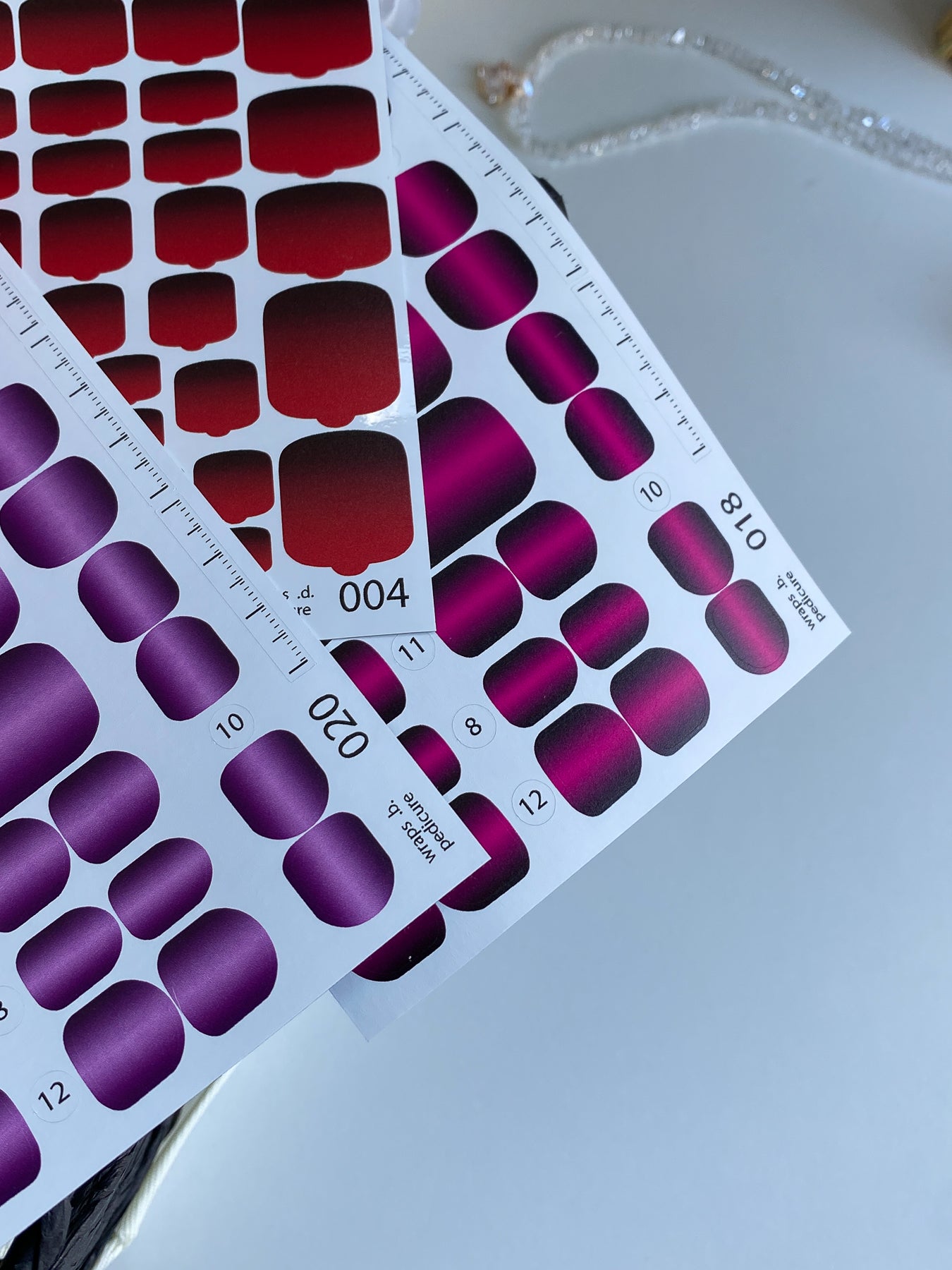 Nail wrap films wnb-020