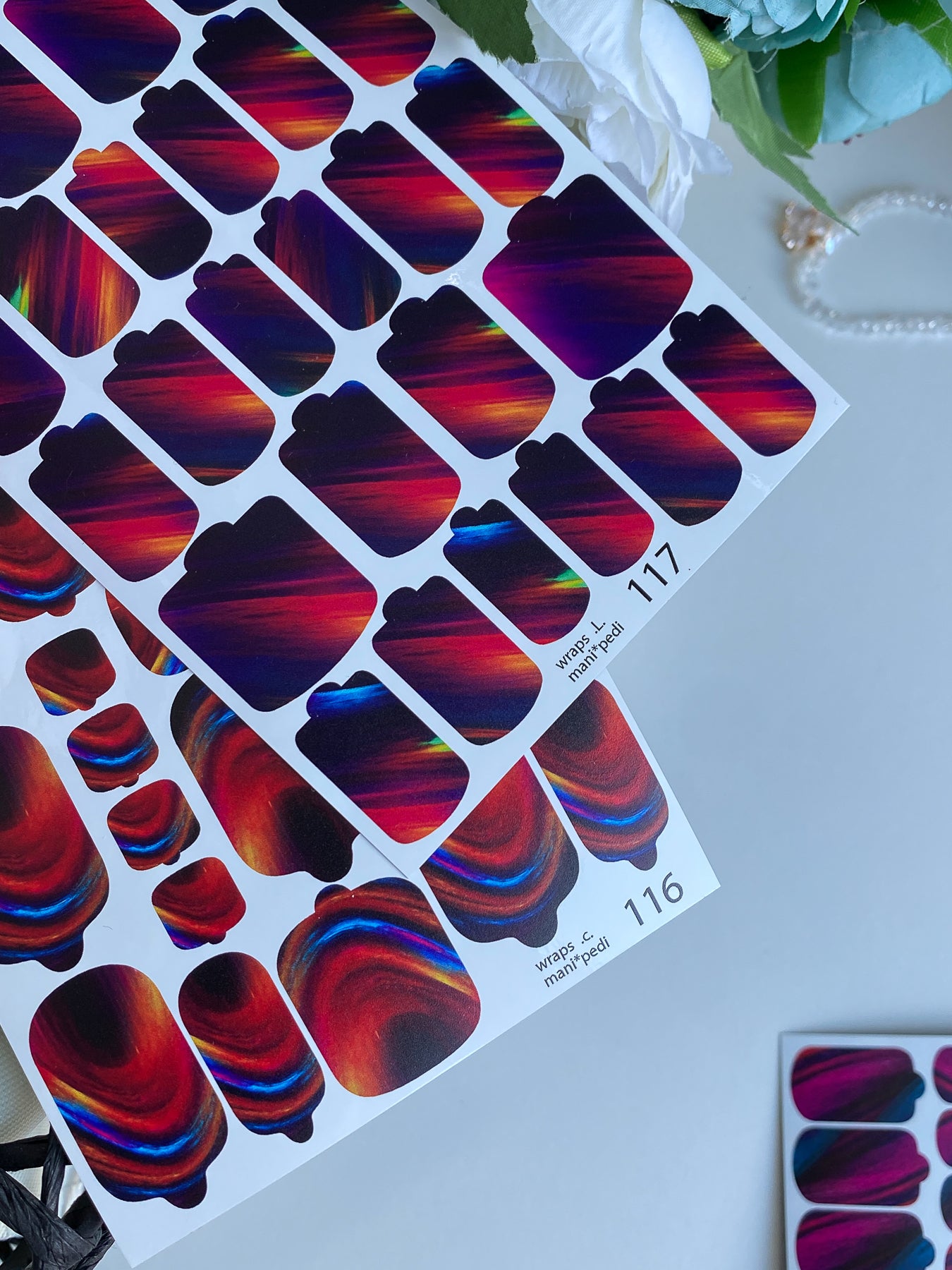 Nail wrap films wnb-117