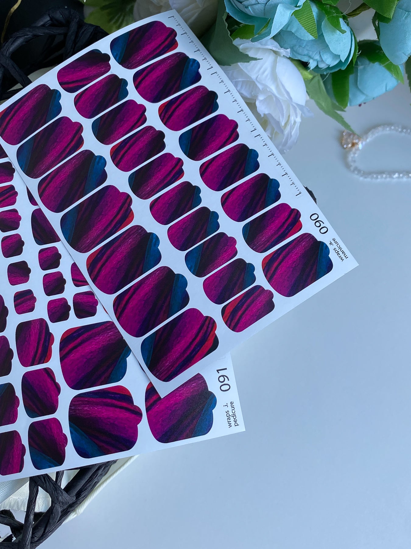 Nail wrap films wnb-091