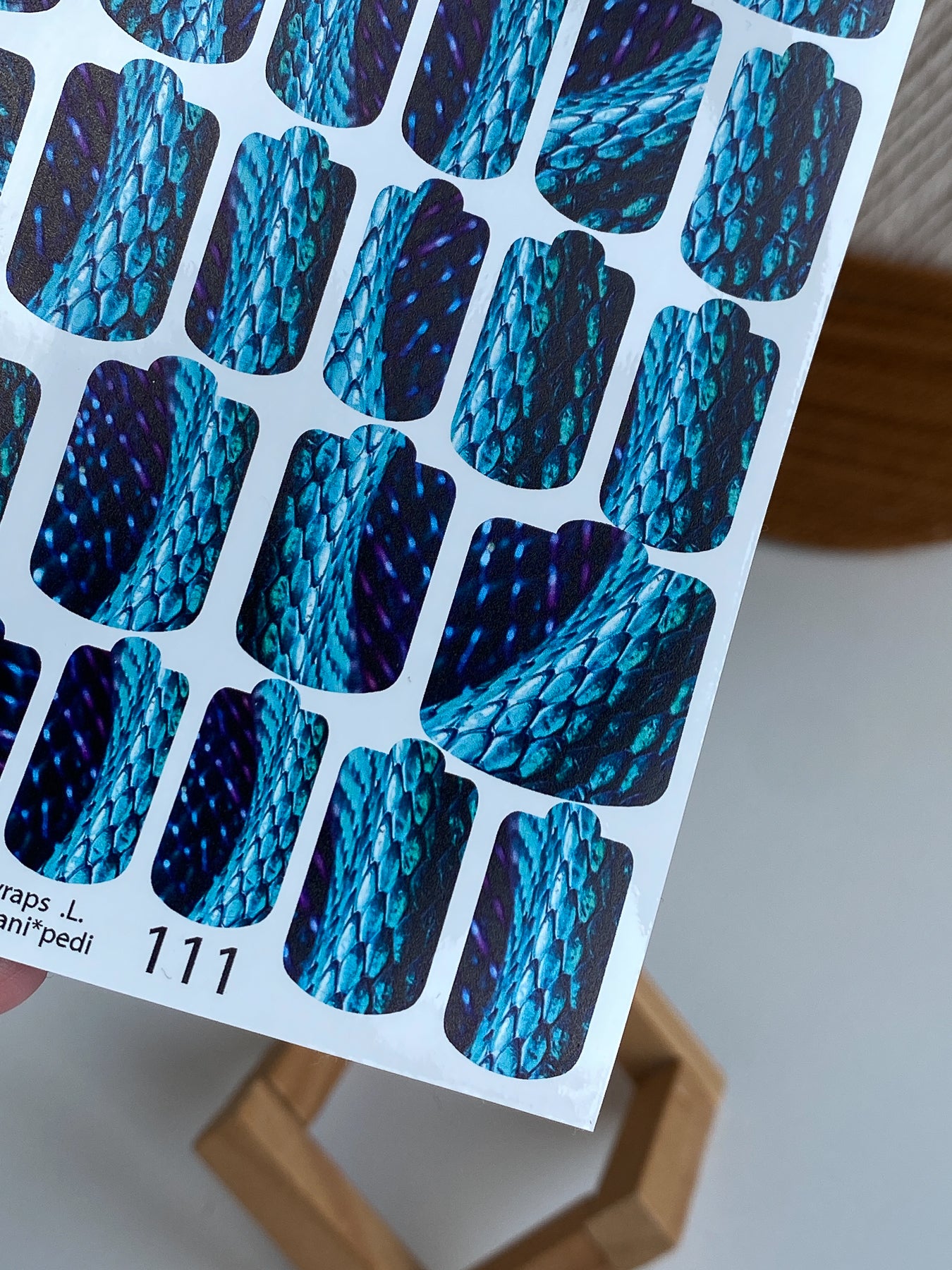 Nail wrap films wnb-111