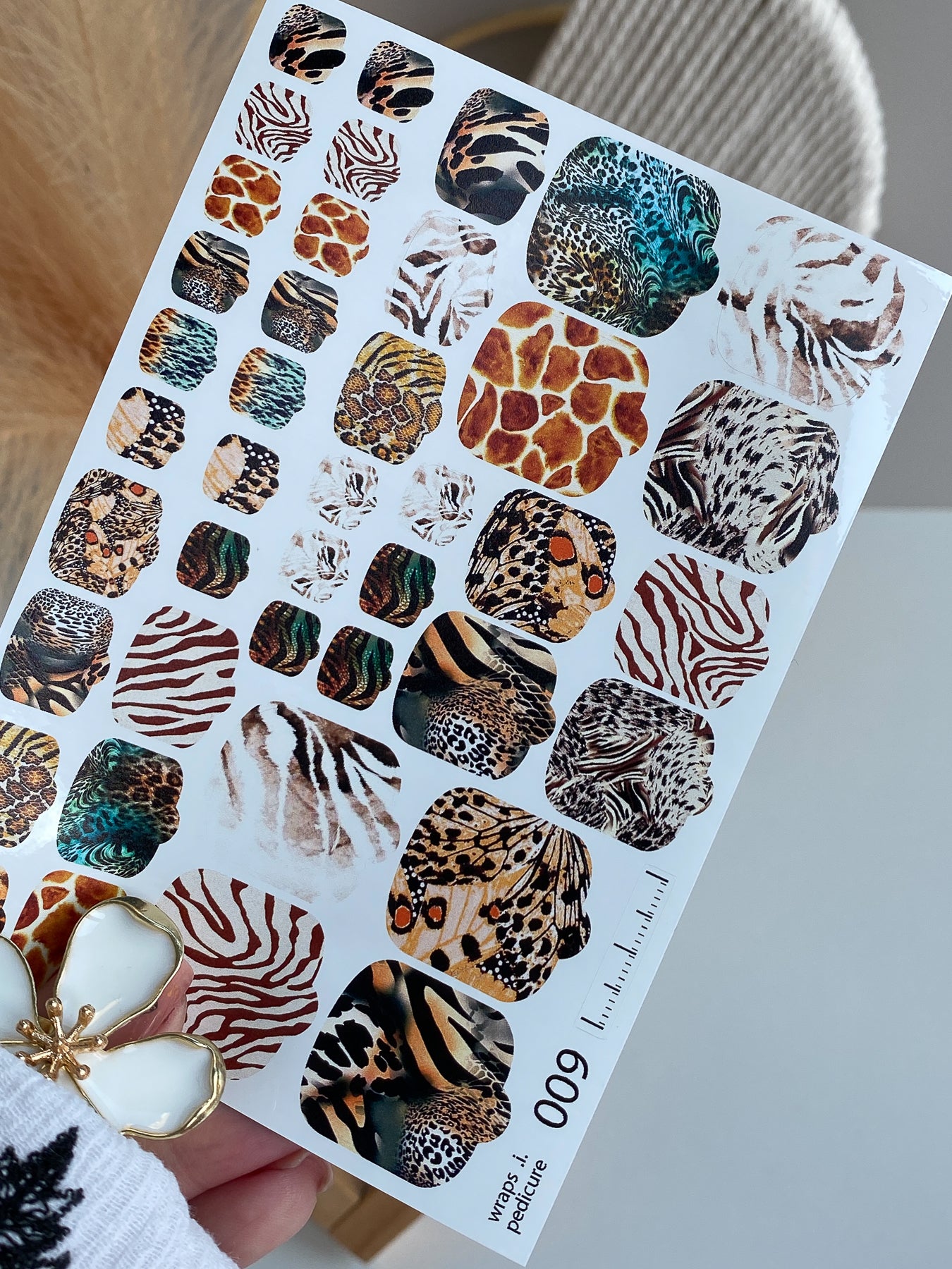 Nail wrap films wnb-009