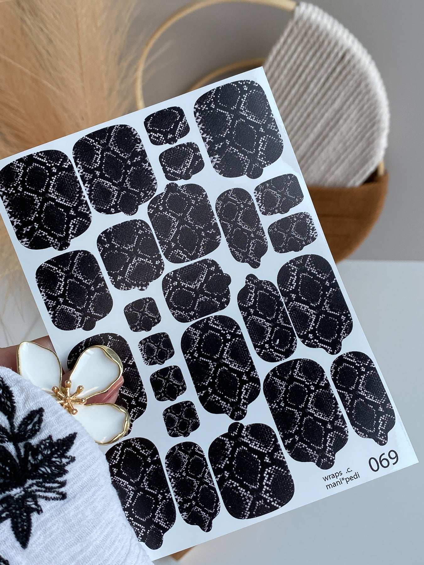 Nail wrap films wnb-069