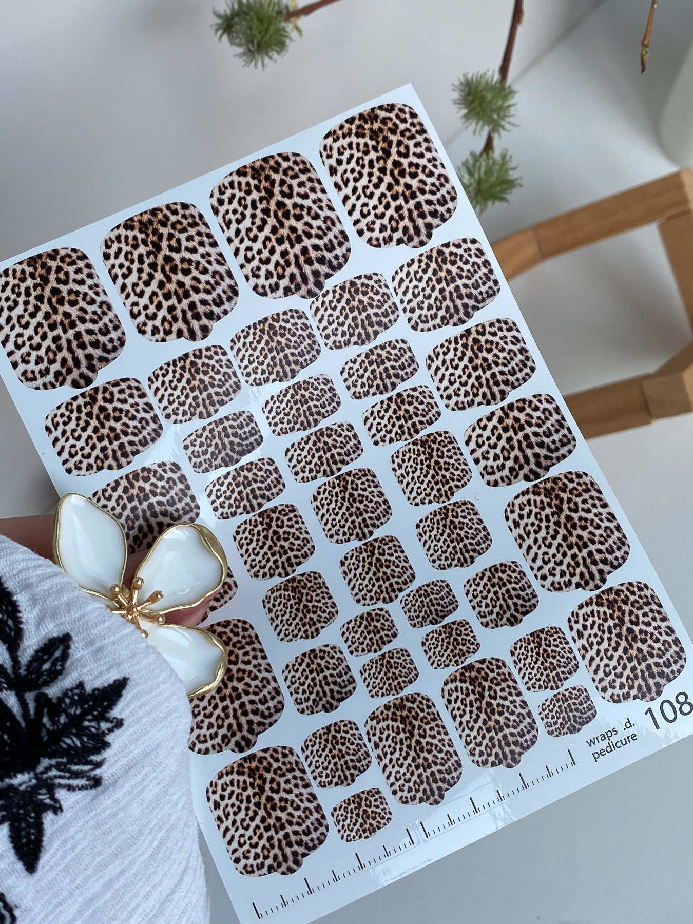 Nail wrap films wnb-108