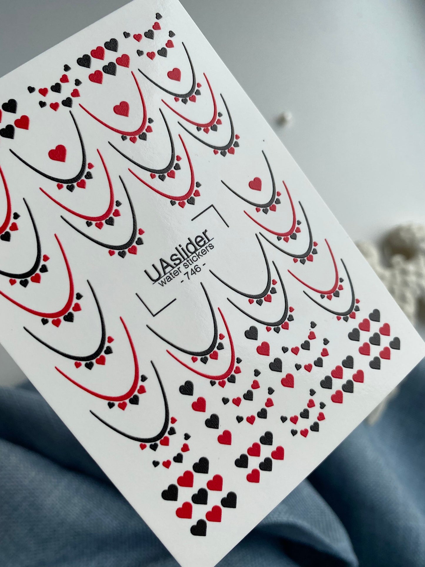 ネイルウォーターデカール 746