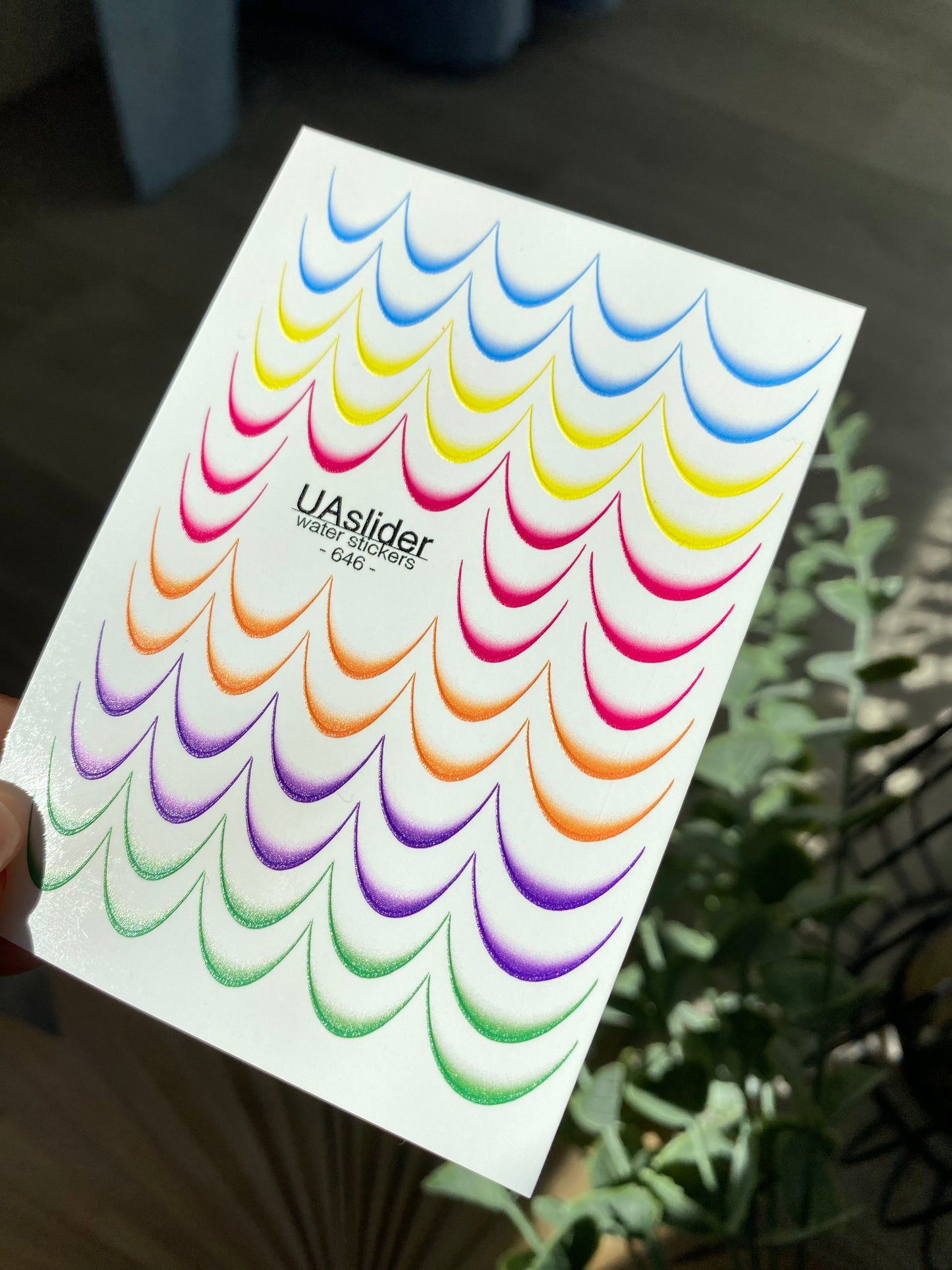 Nail Water Decal 646