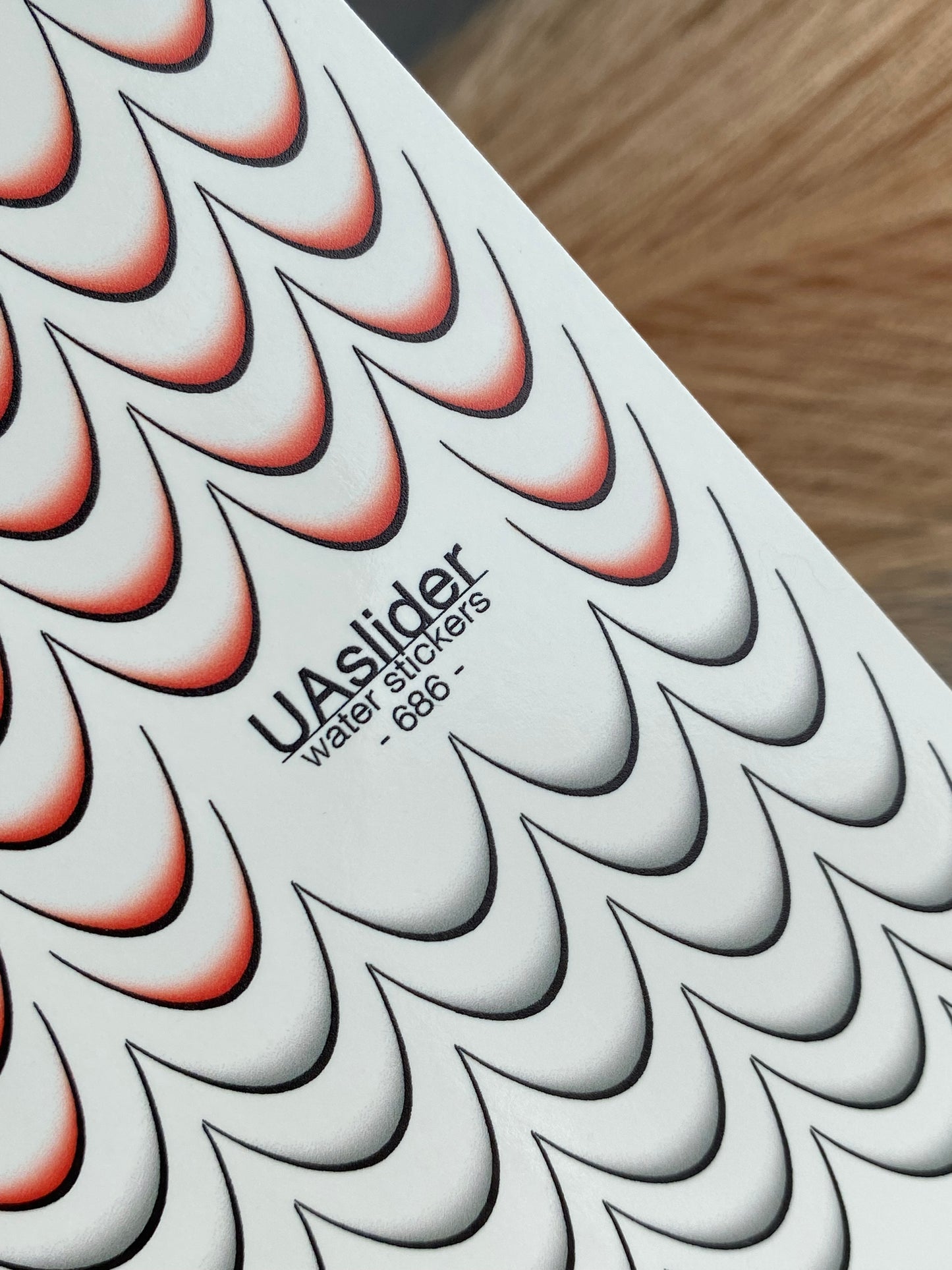 Nail Water Decal 686