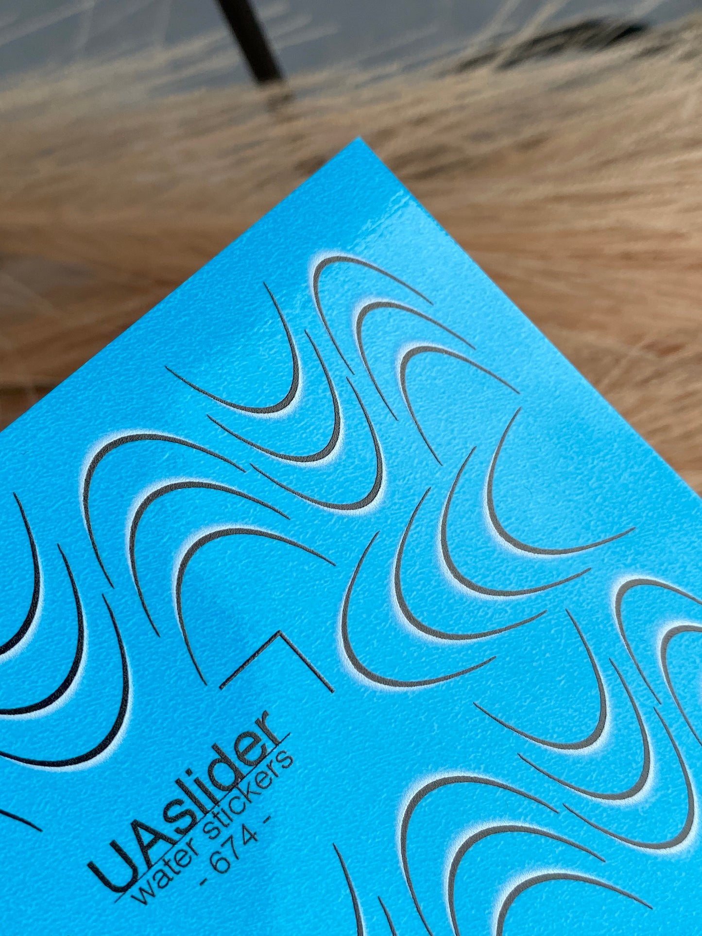 מדבקת מים לציפורניים 674