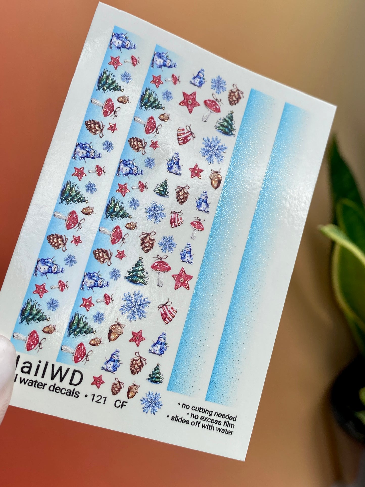 Nail Water Decal 121 Nail WD