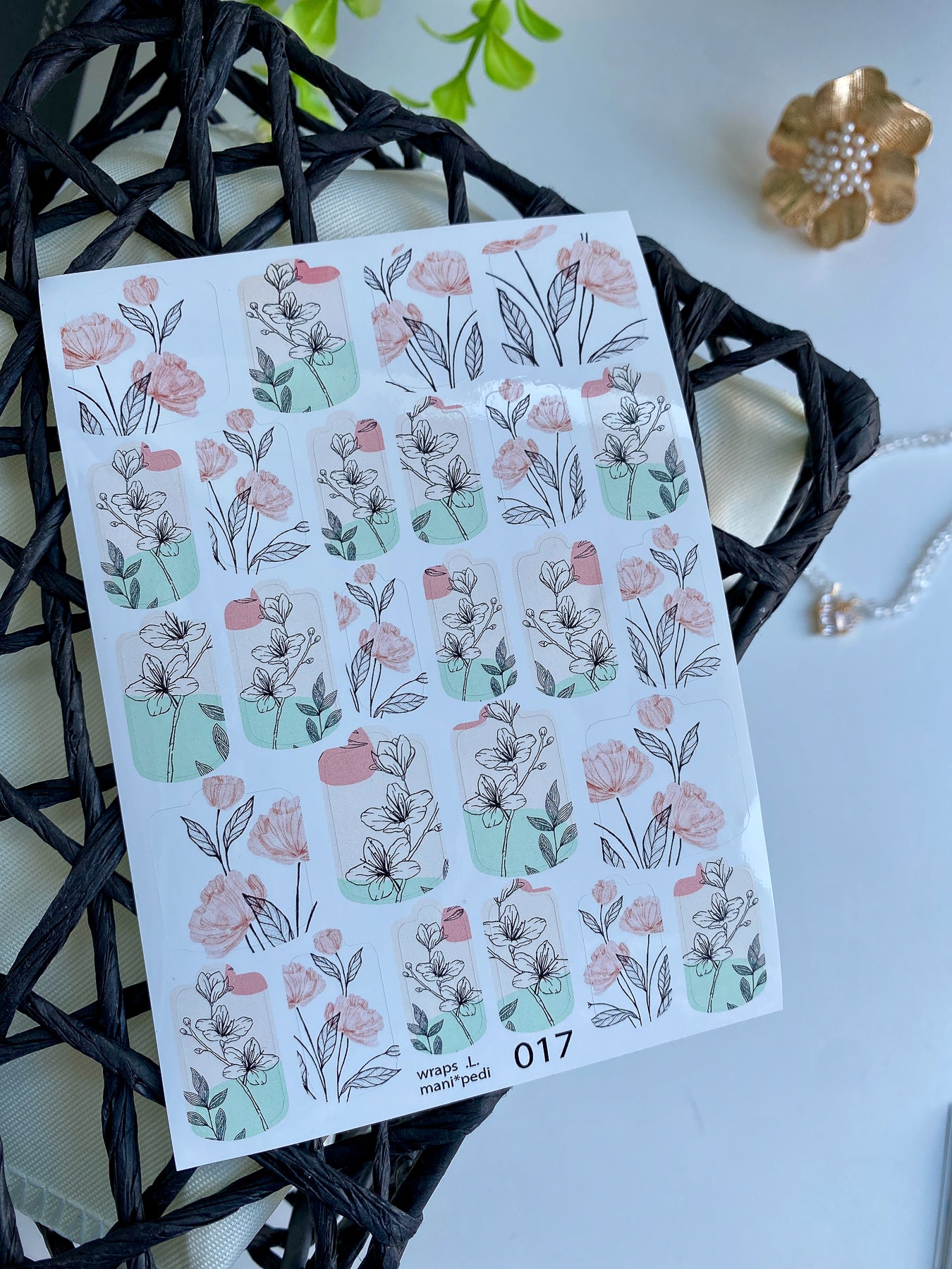 Nail wrap films wnb-017