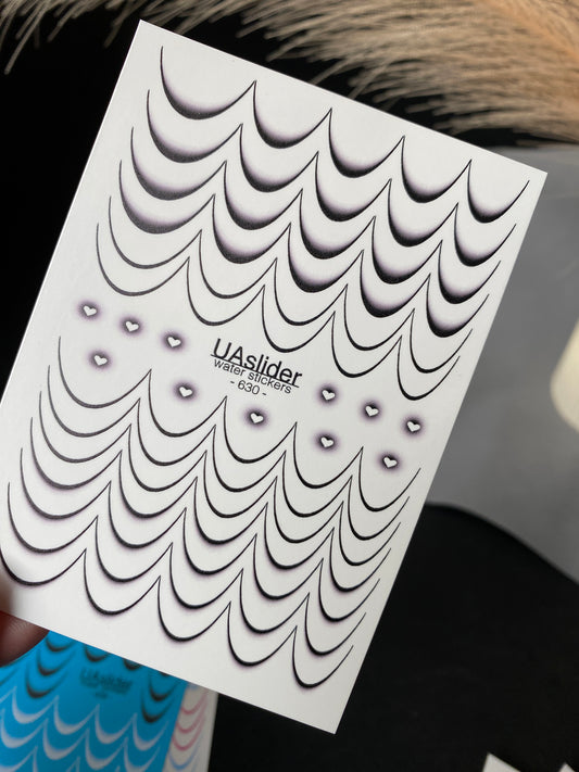 Nail Water Decal 630