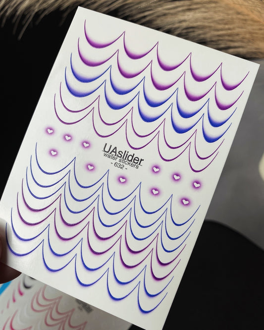 Nail Water Decal 632