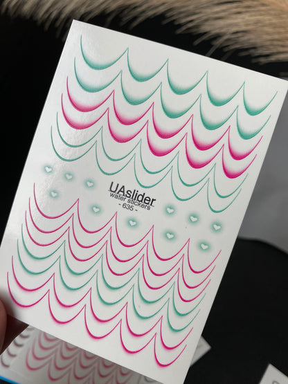 Nail Water Decal 635