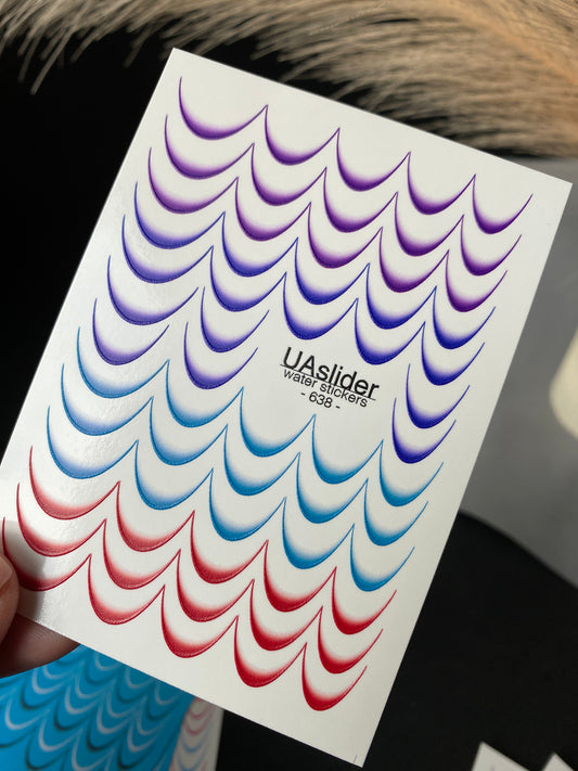 Nail Water Decal 638