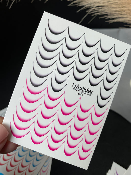 Nail Water Decal 641