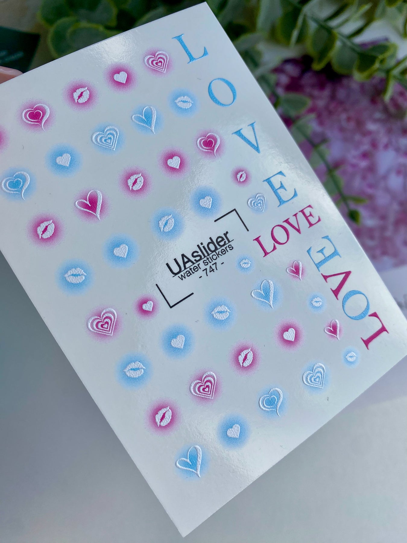 Nail Water Decal 747