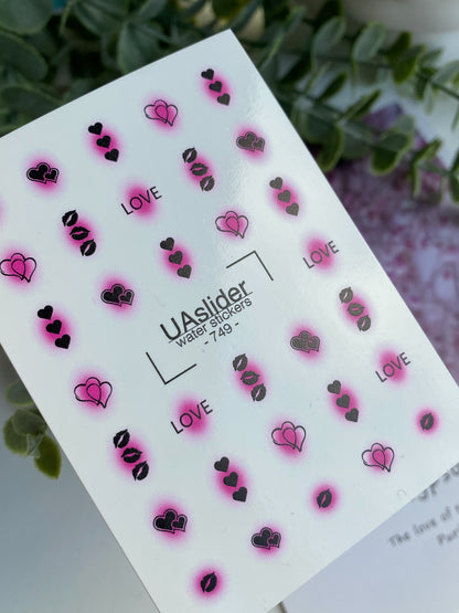 Nail Water Decal 749