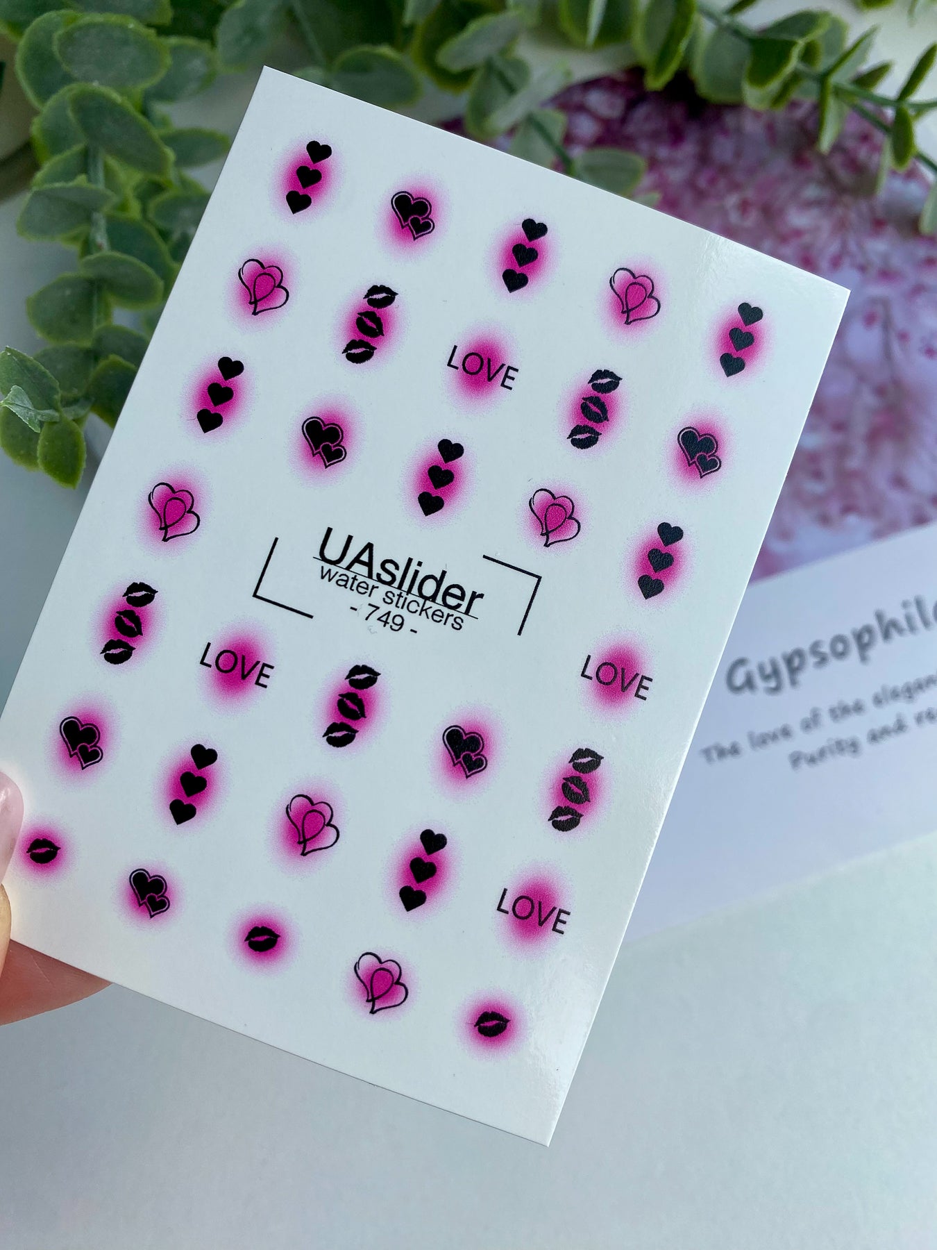 Nail Water Decal 749