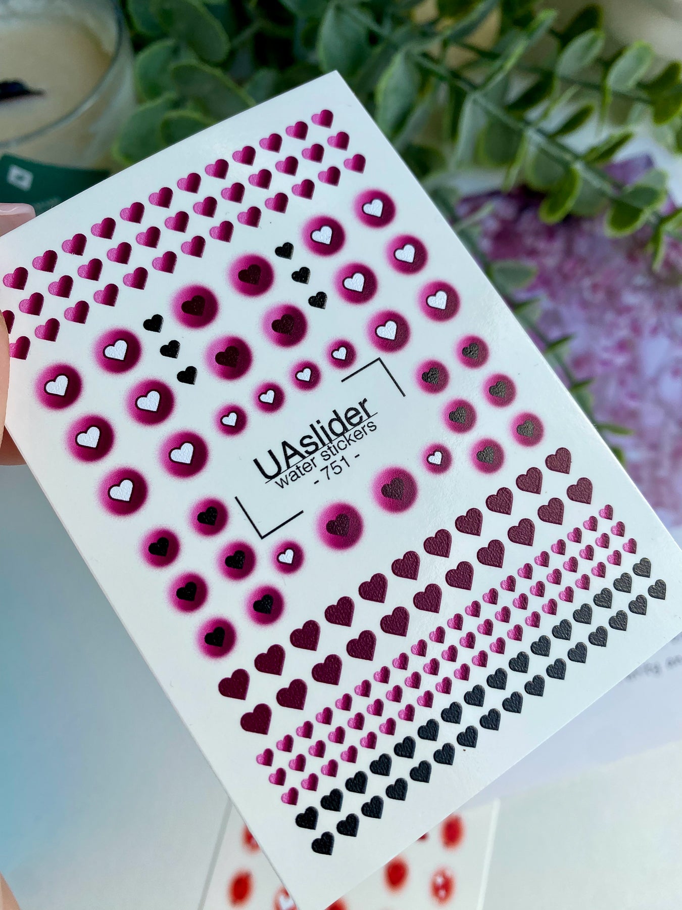 Nail Water Decal 751