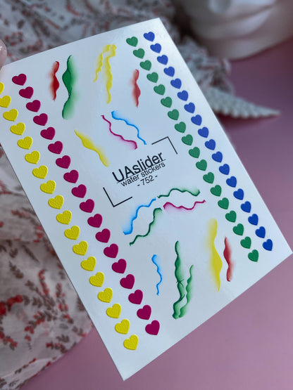 Nail Water Decal 752