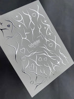 Nail Water Decal Fs-177 | Water Slide Nail Decals Abstract | Minimalist Body Line Art - UASLIDER