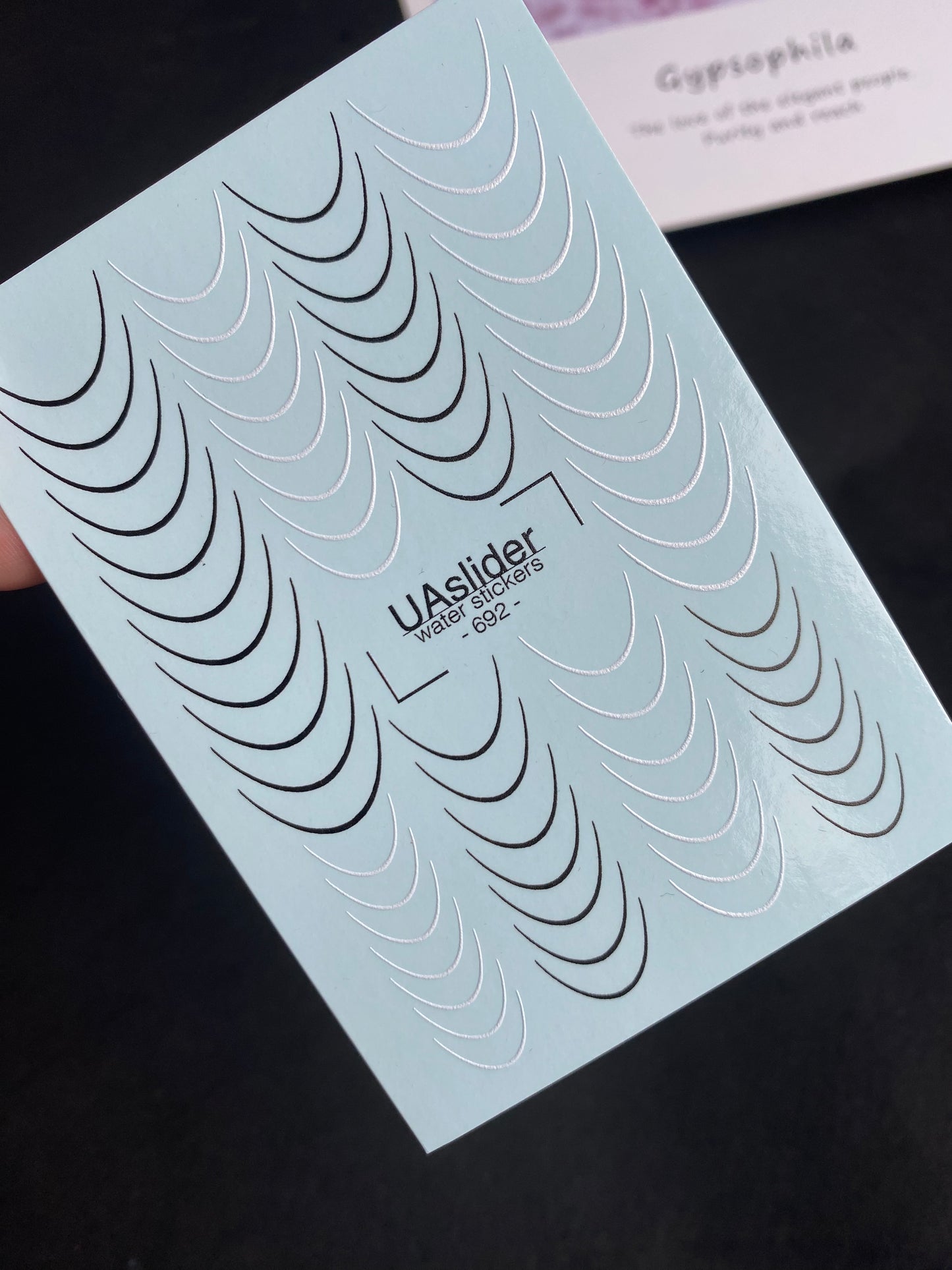 Nail Water Decal 692