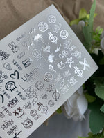 Nail Water Decal Fs-115 | Graffiti Water Slide Nail Decals | Urban Street Art Style - UASLIDER