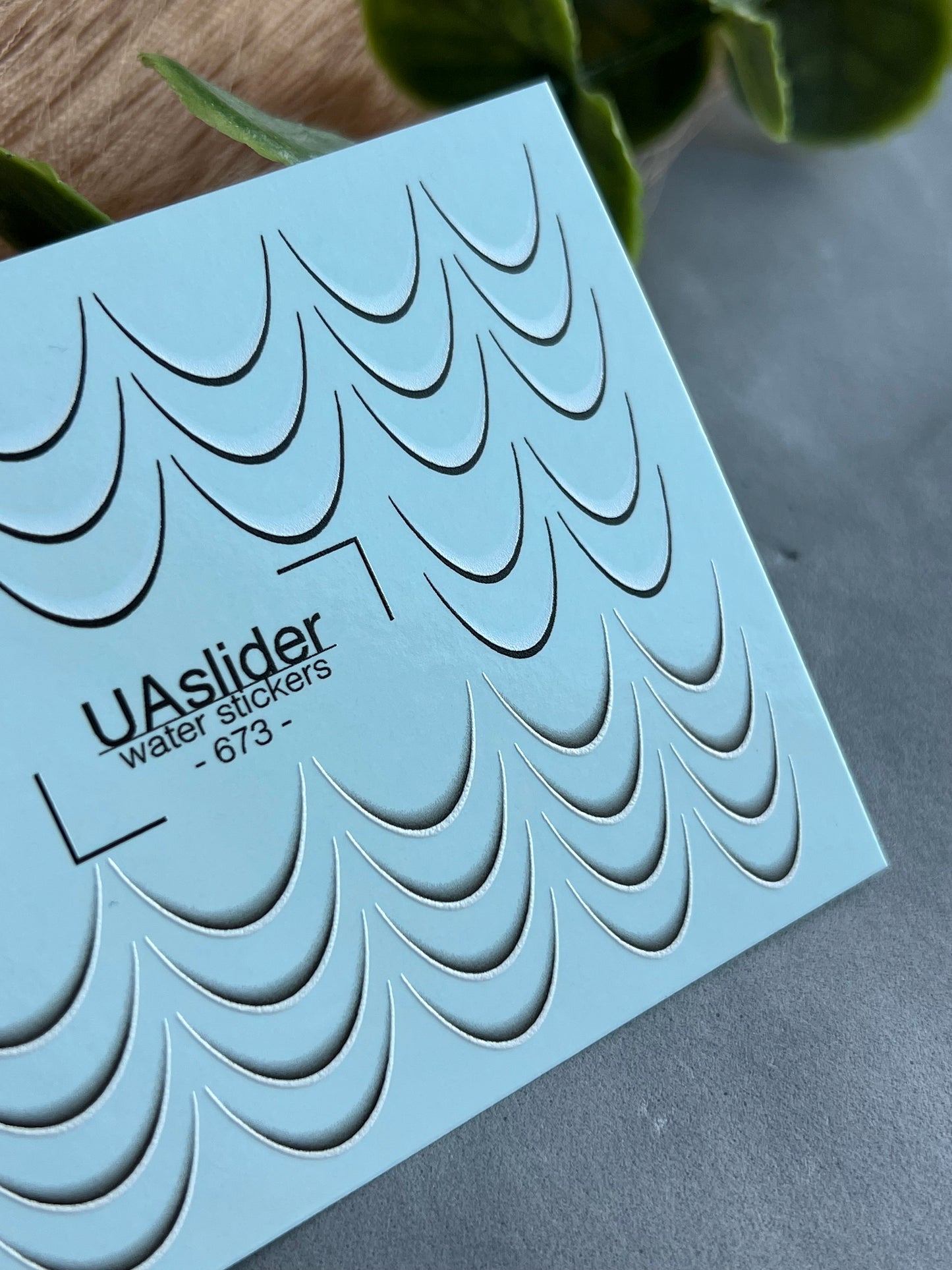 Nail Water Decal 673