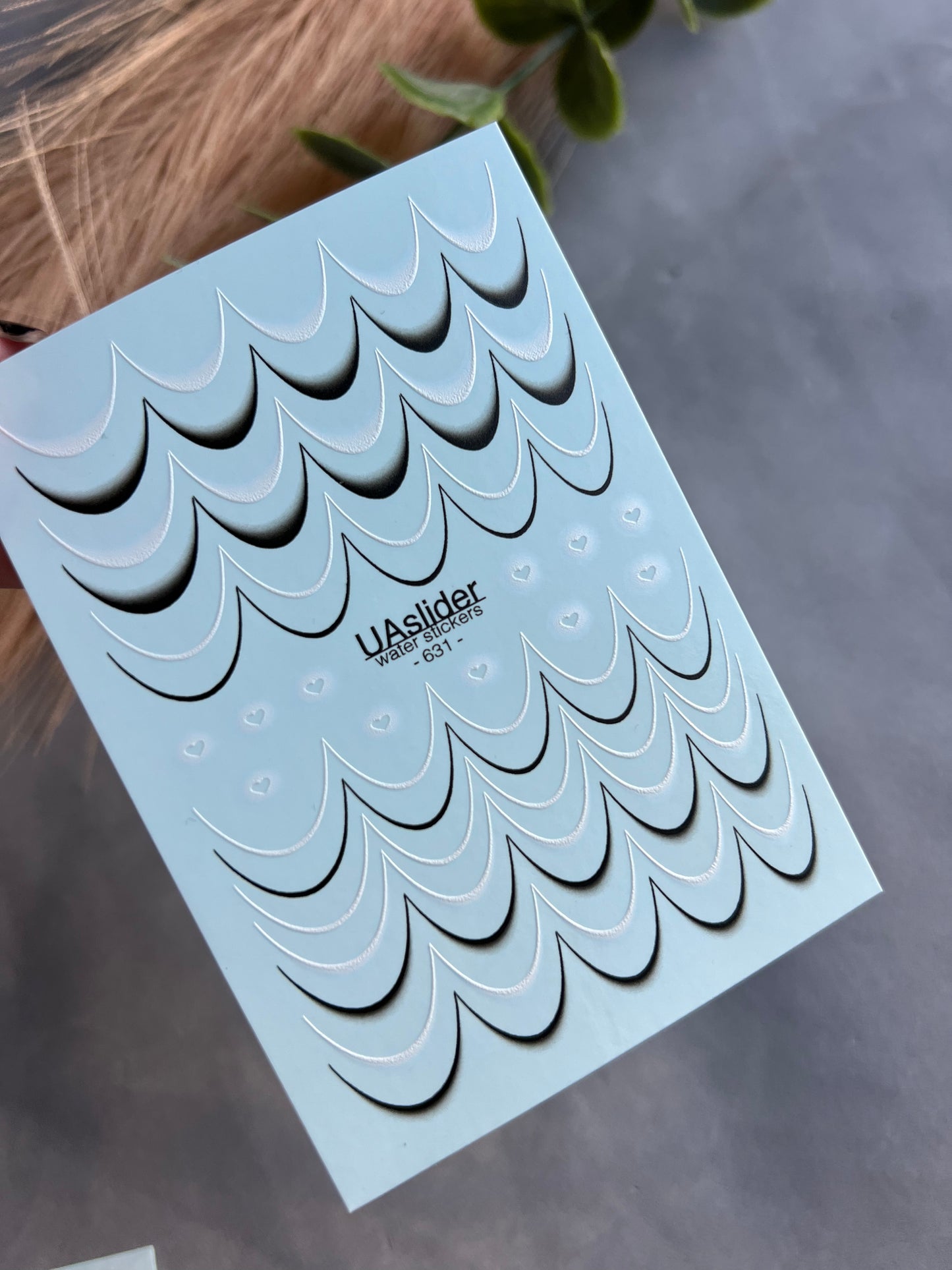 Nail Water Decal 631