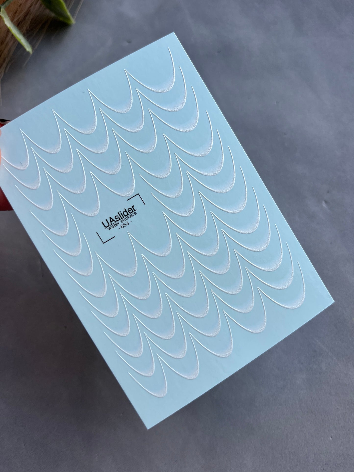 Nail Water Decal 653