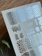 Nail Water Decal Fs-195 | Water Slide Nail Decals Snake Skin | Full Cover Reptile Texture