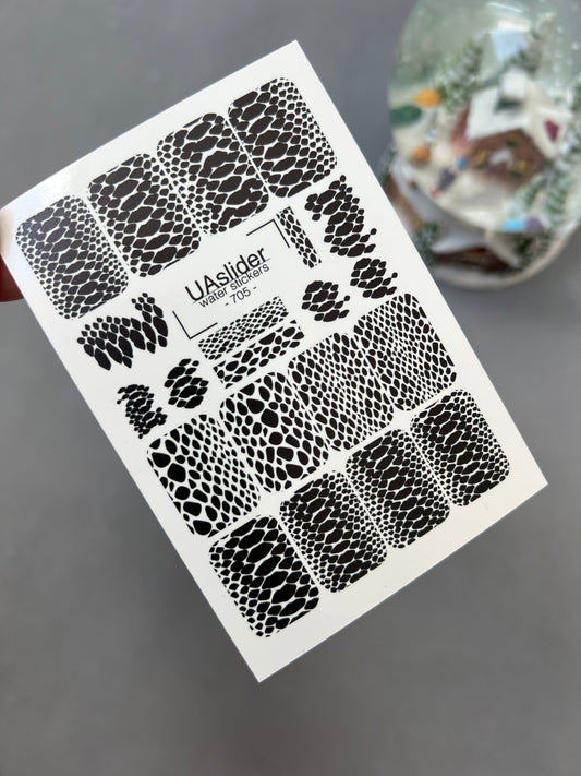 Nail Water Decal 705