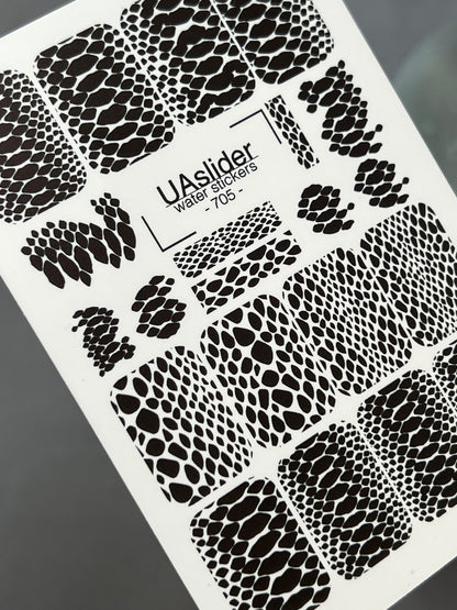 Nail Water Decal 705