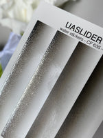 Nail Water Decal CF-635 | Gradient Water Slide Nail Decals | Silver Grey Ombre Designs - UASLIDER