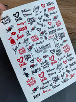 Nail Water Decal 605 - UASLIDER