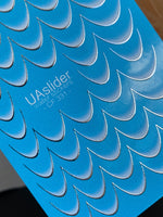 Nail Water Decal CF-331 | French Water Slide Nail Decals | Classic White Gradient Tips - UASLIDER